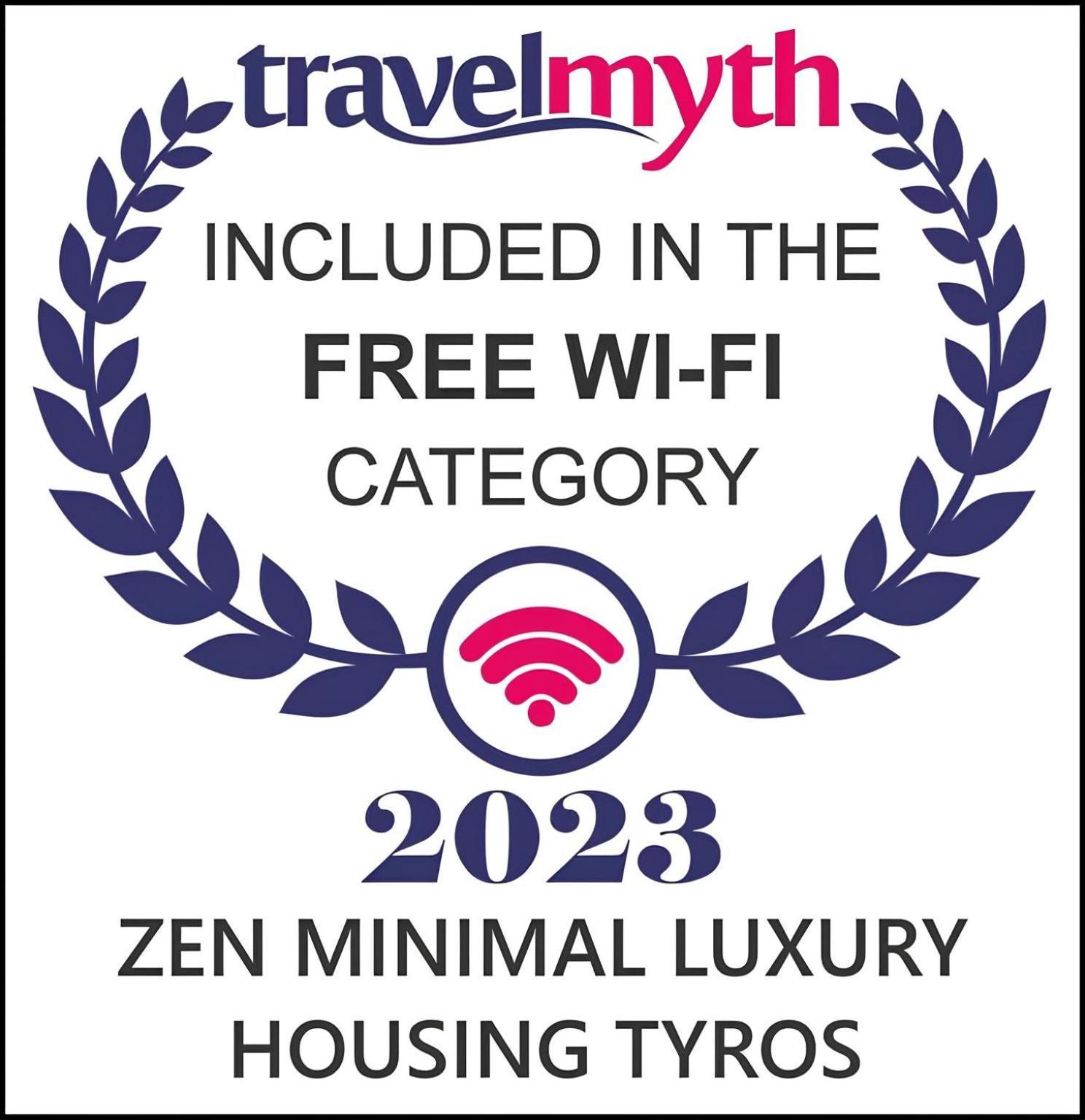 Zen Minimal Luxury Housing Tyros Villa Ngoại thất bức ảnh