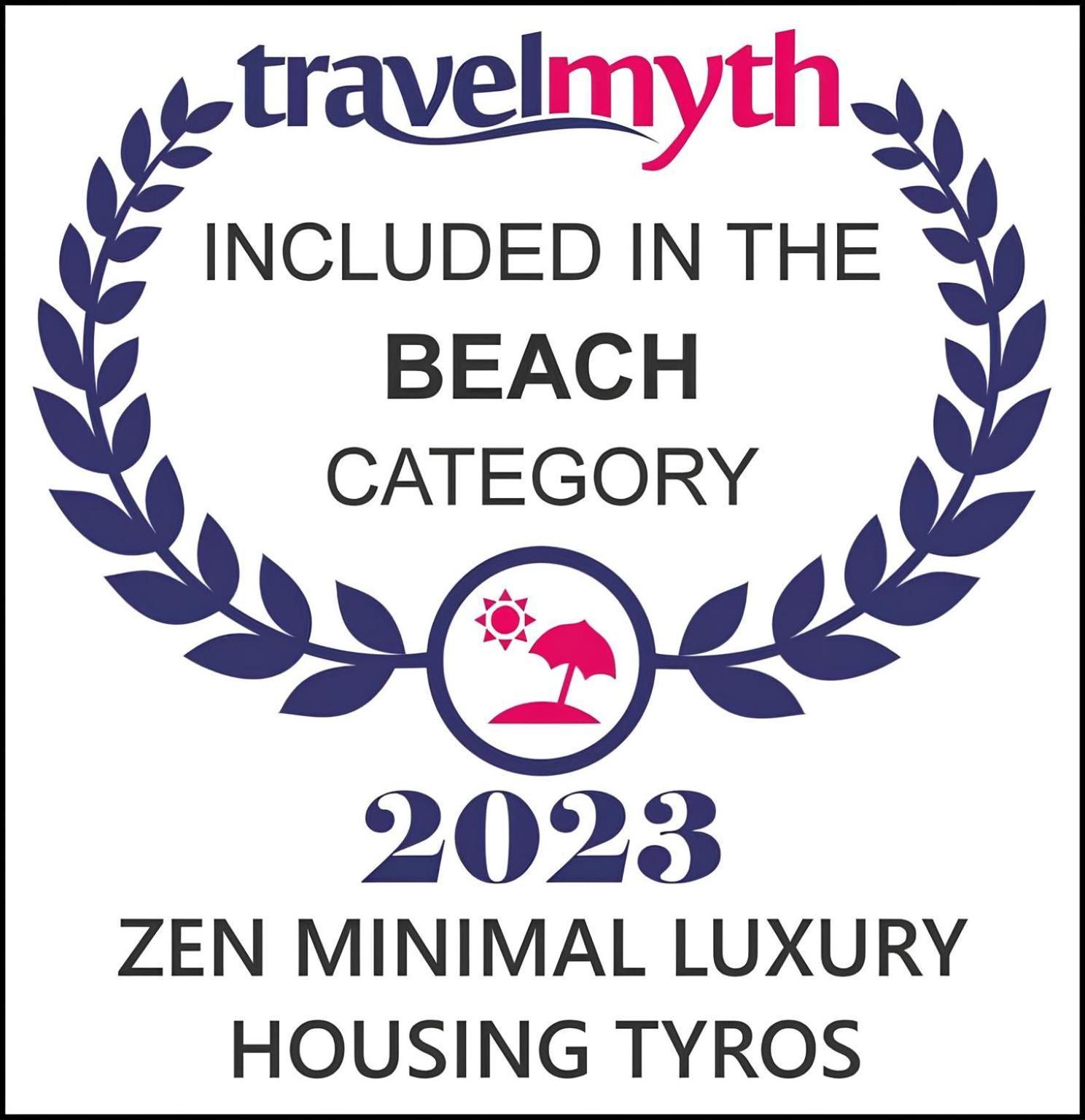Zen Minimal Luxury Housing Tyros Villa Ngoại thất bức ảnh